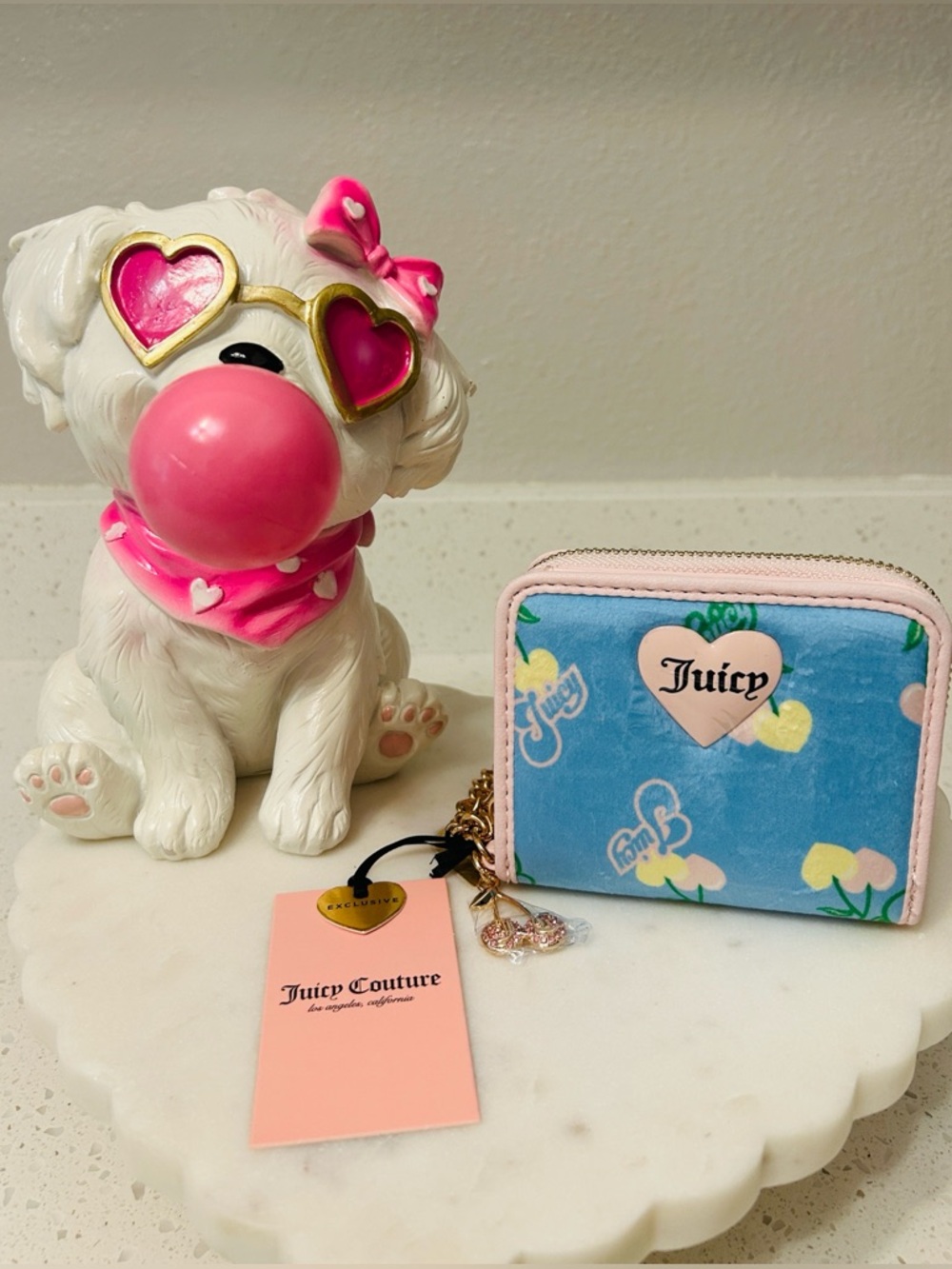 🍒Blue Cherry Gelato Retro Wallet Juicy Couture NWT